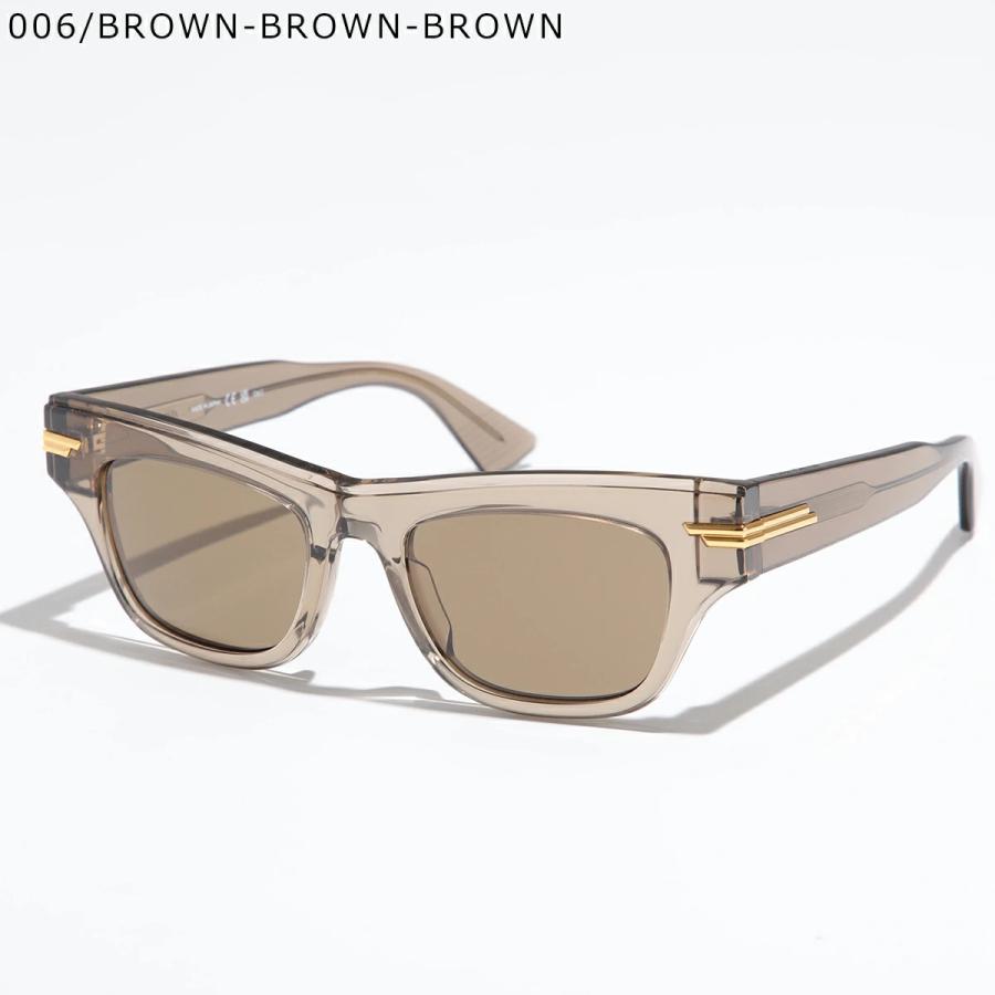 ボッテガヴェネタ サングラス クリア ベージュ系 BV1022SK 006 箱付 BOTTEGA VENETA（ボッテガ・ヴェネタ） サングラス BV1122S レディース