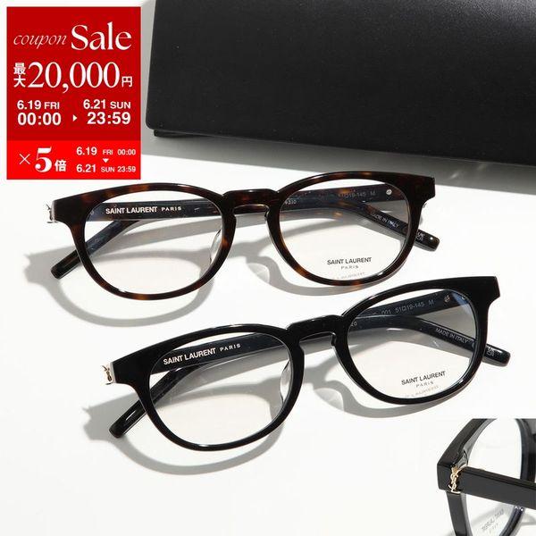 SAINT LAURENT サンローラン メガネ SL M123/F メンズ オーバル型 セル