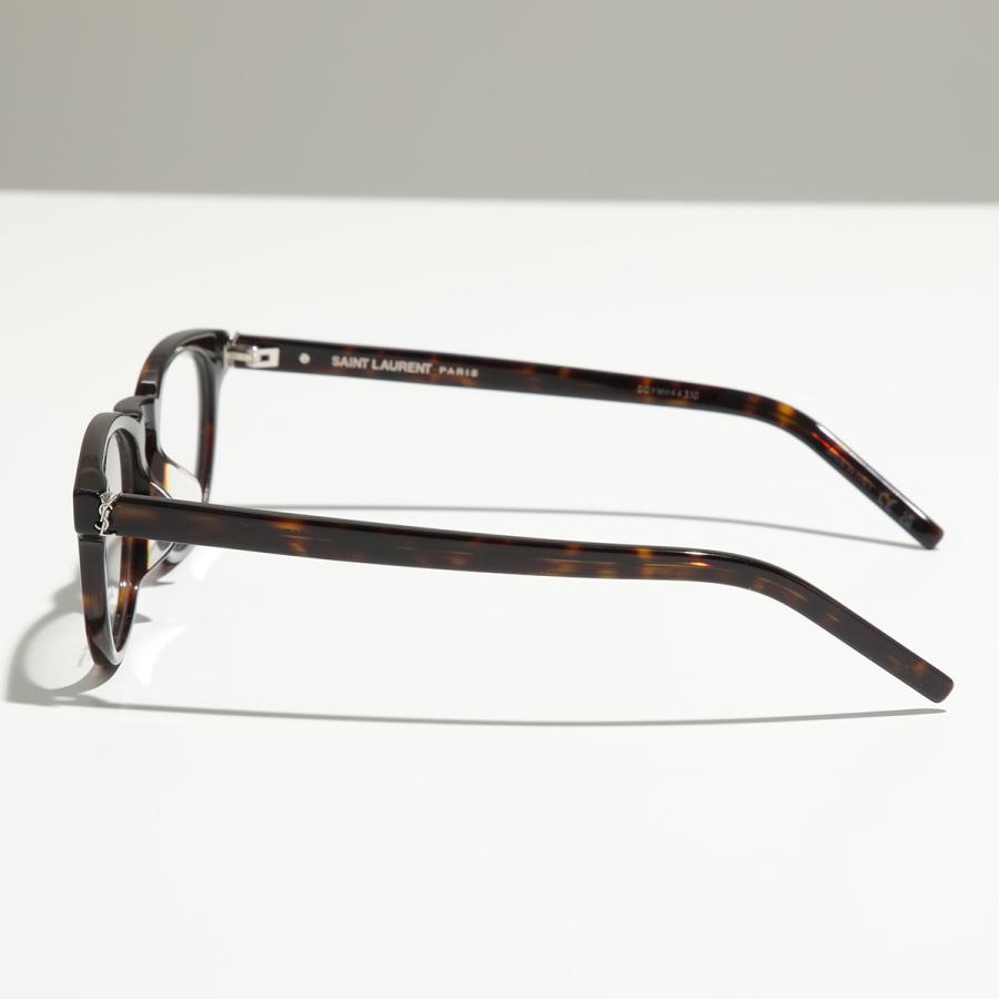 saint laurent サンローラン 眼鏡 ブラック SAINT LAURENT サンローラン メガネ SL M123/F メンズ オーバル型 セル