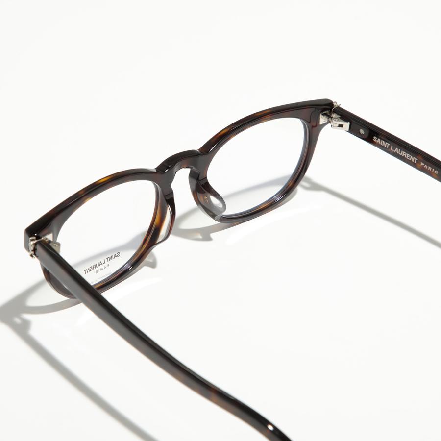saint laurent サンローラン 眼鏡 ブラック SAINT LAURENT サンローラン メガネ SL M123/F メンズ オーバル型 セル