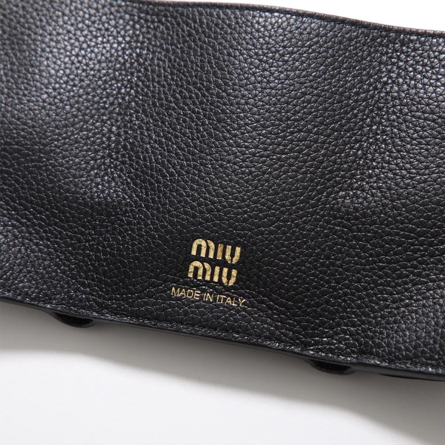 miu miu（ミュウミュウ） 三つ折り財布 5MH021 ADT7 レディース ヴィッ
