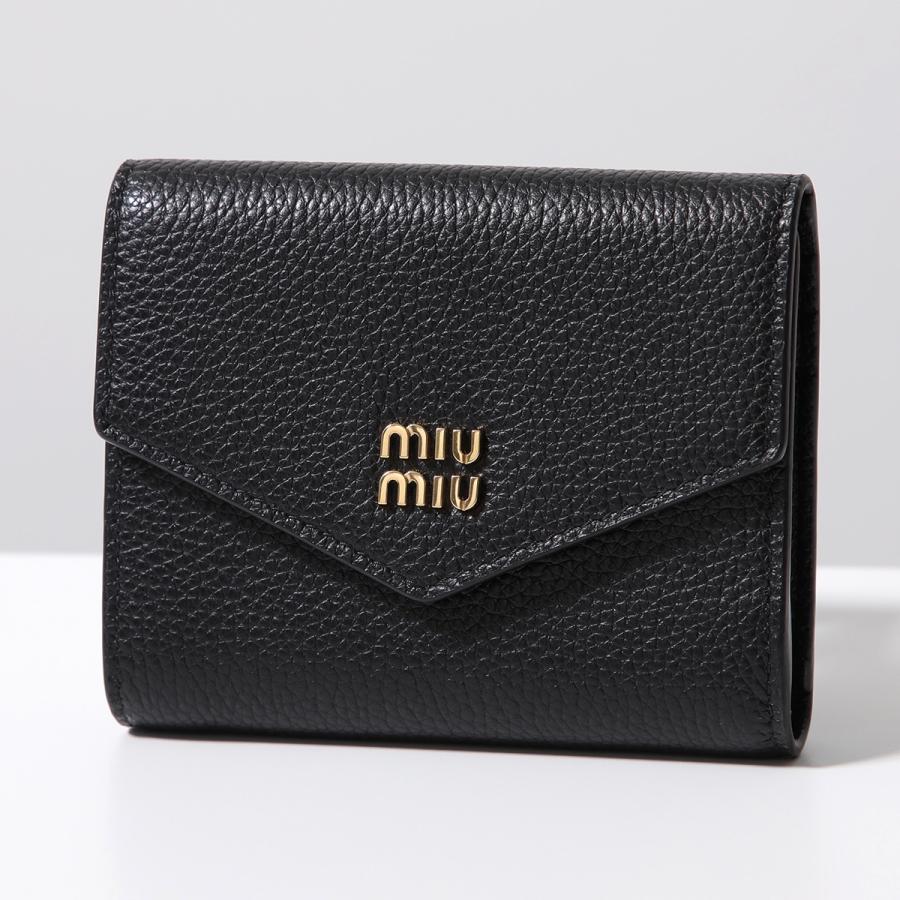 miu MIUMIU ミュウミュウ 二つ折り財布 5MH040 ADT7 レディース miu MIUMIU ミュウミュウ 二つ折り財布 5MH040 ADT7 レディース