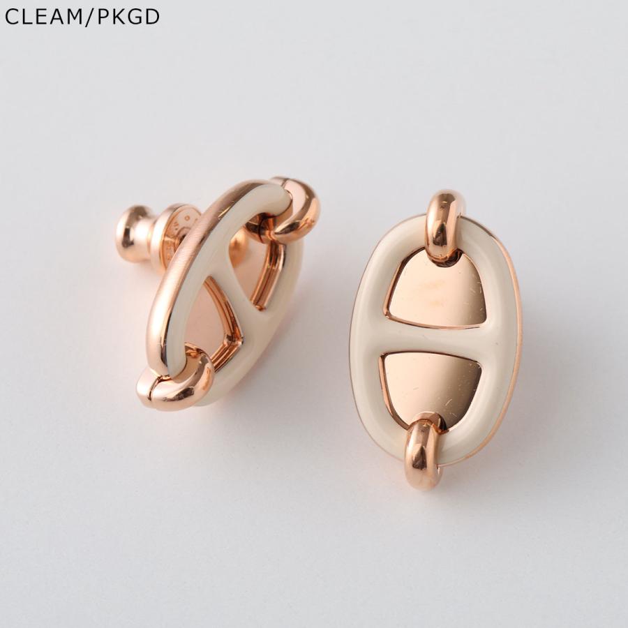 HERMES エルメス ピアス ミニ マイヨン PM MINI Maillon H PM H100052FP H100052FO レディース スタッド メタル シェーヌダンクルの画像