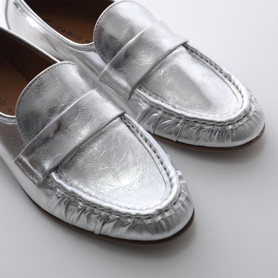 新品未使用　FABIO RUSCONI ファビオルスコーニ　シルバー　36.5 FABIO RUSCONI（ファビオルスコーニ） ローファー SE2636 レディース