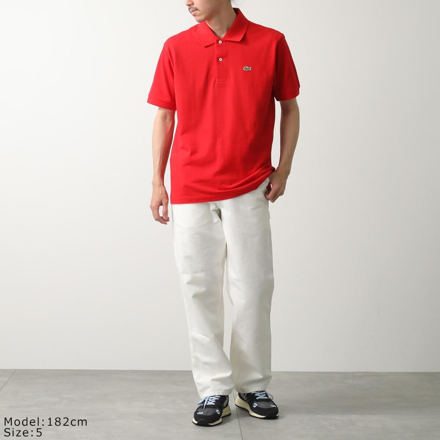 LACOSTE（ラコステ） ポロシャツ L1212 メンズ 半袖 鹿の子 アイコン