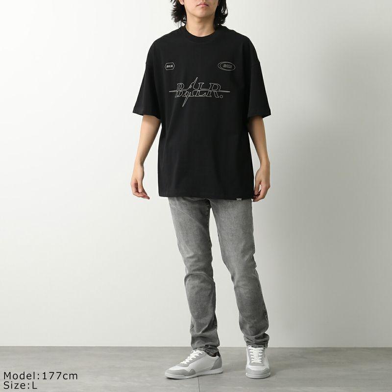 【美品】BALR. ボーラー レインボーロゴ Tシャツ ブラック XL 半袖 BALR.（ボーラー） Tシャツ Ping Box T-Shirt B1112.1299 メンズ 半袖
