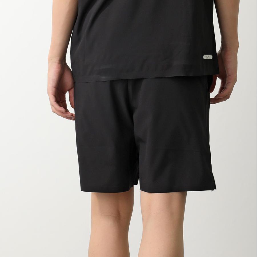 EA7 EMPORIO ARMANI エアセッテ エンポリオアルマーニ 上下セットアップ 7M000068 AF13757 メンズ 半袖 Tシャツ＋ハーフパンツ ロゴ UC001/BLACK_11