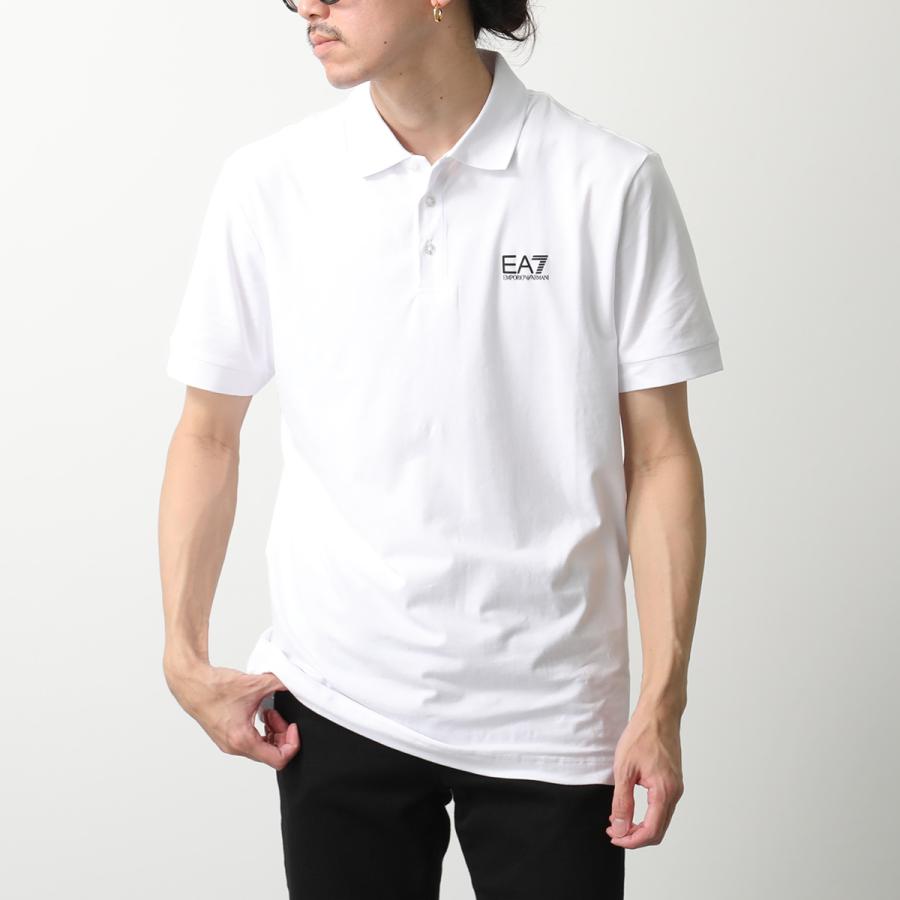 【新品未使用品】EMPORIO ARMANIポロシャツ ホワイト バックプリント EA7 EMPORIO ARMANI エアセッテ エンポリオアルマーニ ポロシャツ