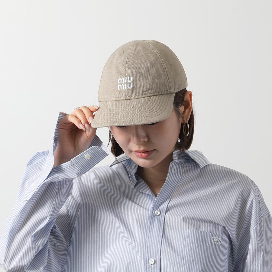 miu miu（ミュウミュウ） ベースボールキャップ 5HC369 2CR1
