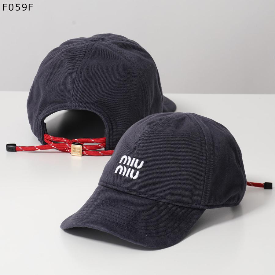 miu miu（ミュウミュウ） ベースボールキャップ 5HC369 2CR1