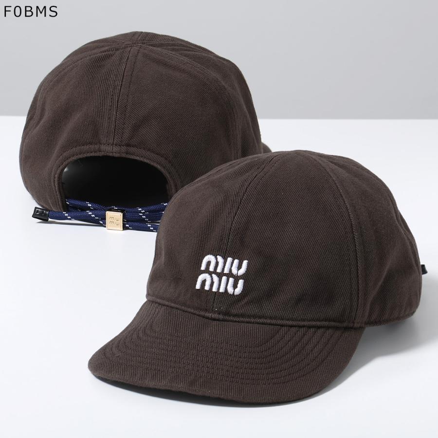 miu miu（ミュウミュウ） ベースボールキャップ 5HC369 2CR1