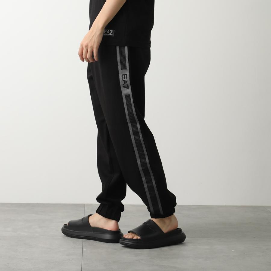 EA7 EMPORIO ARMANI エアセッテ エンポリオアルマーニ スウェットパンツ 7M000545 AF12660 メンズ イージーパンツ ロゴ UC001/BLACK_2