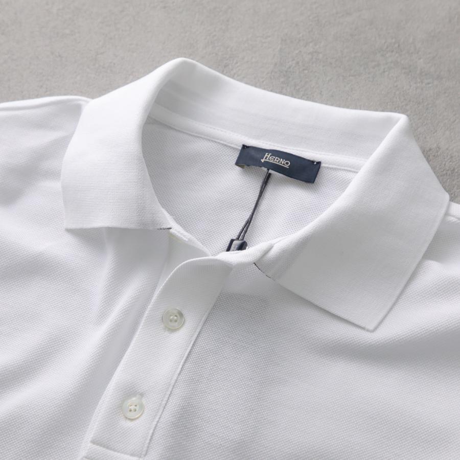 HERNO（ヘルノ） ポロシャツ JPL00135U 54005 メンズ コットン 鹿の子 