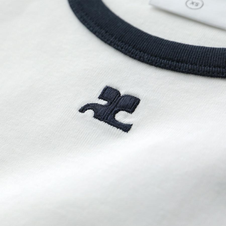 courreges（クレージュ） Tシャツ SIGNATURE CONTRAST T-SHIRT