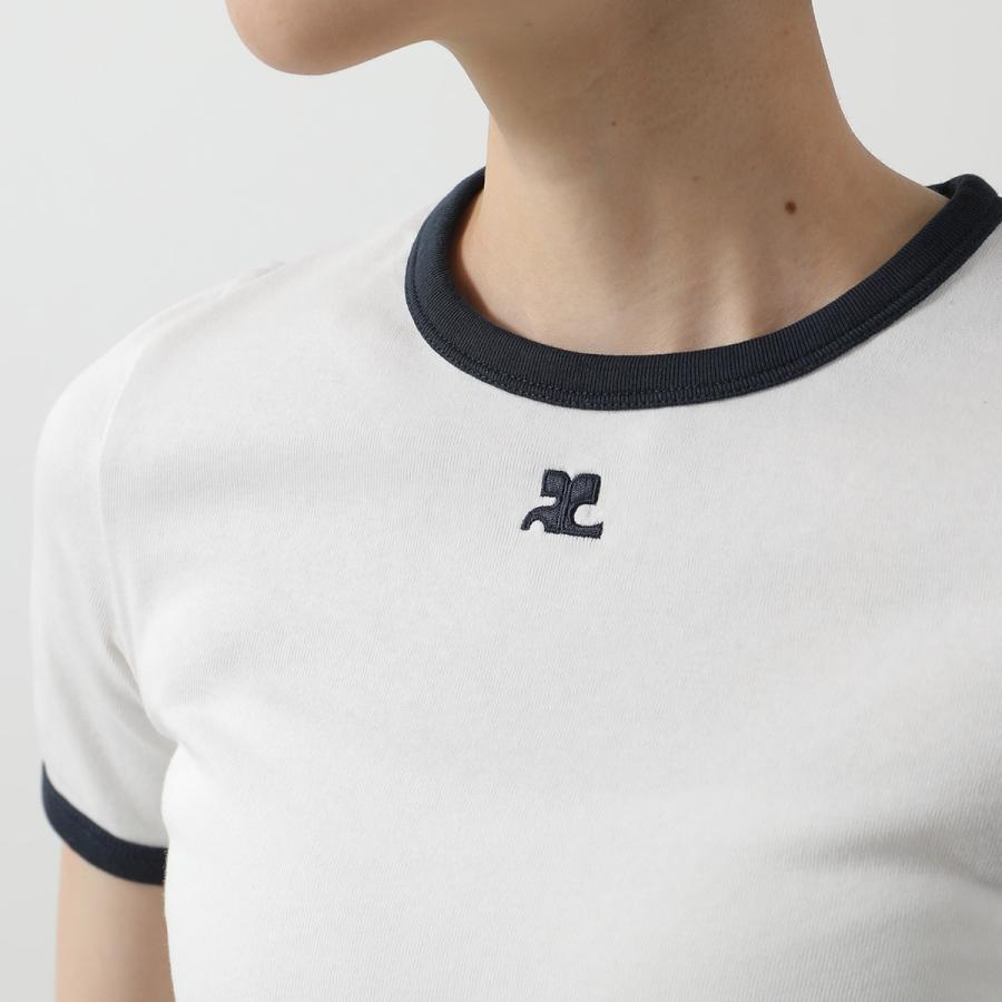 courreges（クレージュ） Tシャツ SIGNATURE CONTRAST T-SHIRT