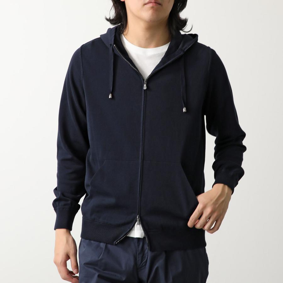 フィリッポデローレンティス／コットンパーカー／ブラック／52 FILIPPO DE LAURENTIIS フィリッポ デ ローレンティス パーカー