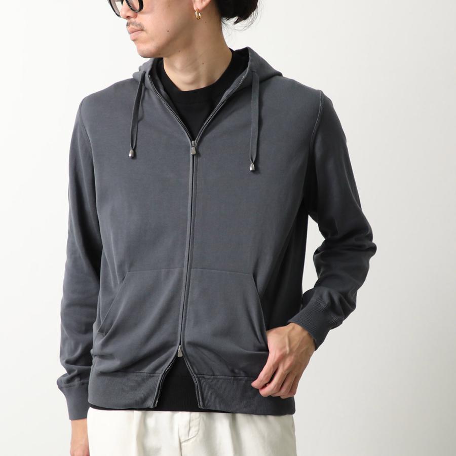 フィリッポデローレンティス／コットンパーカー／ブラック／52 FILIPPO DE LAURENTIIS フィリッポ デ ローレンティス パーカー