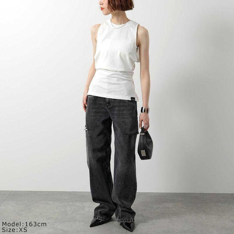 クレージュタンクトップ courreges（クレージュ） タンクトップ FITTED TANK TOP