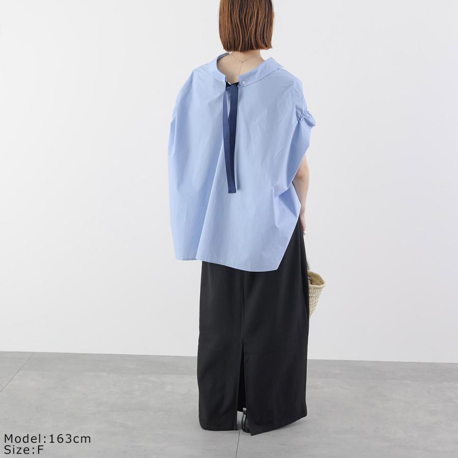 HERENCIA（ヘレンチア） ブラウス Back ribbon blouse H425134