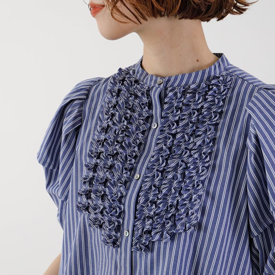 Marilyn Moon（マリリンムーン） ブラウス modern tuck frill volume