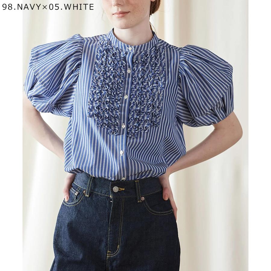 Marilyn Moon（マリリンムーン） ブラウス modern tuck frill volume