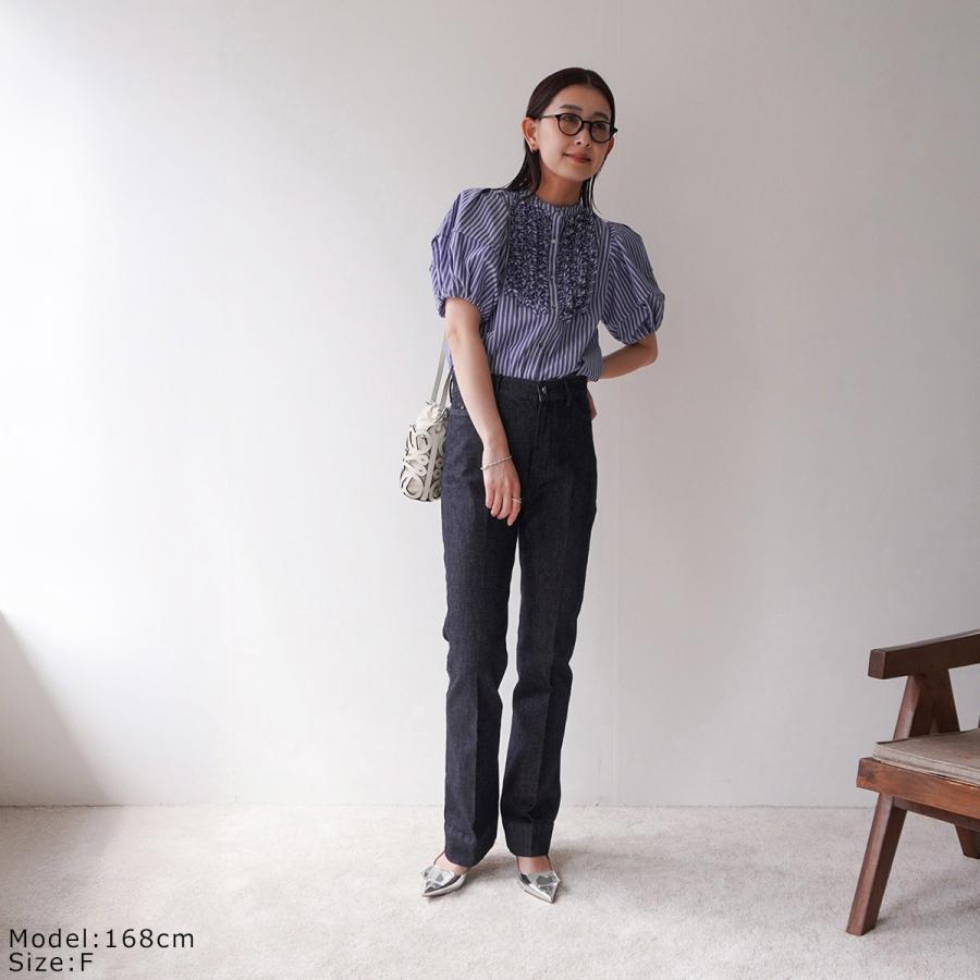 Marilyn Moon（マリリンムーン） ブラウス modern tuck frill volume