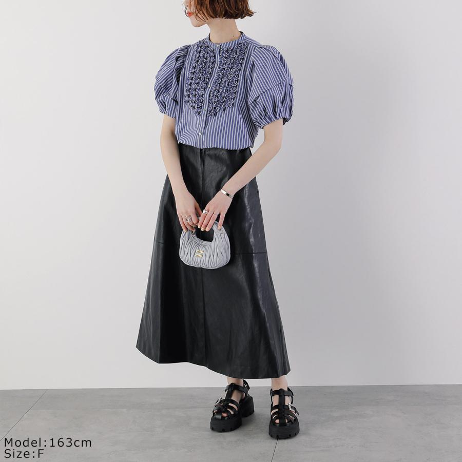 Marilyn Moon（マリリンムーン） ブラウス modern tuck frill volume