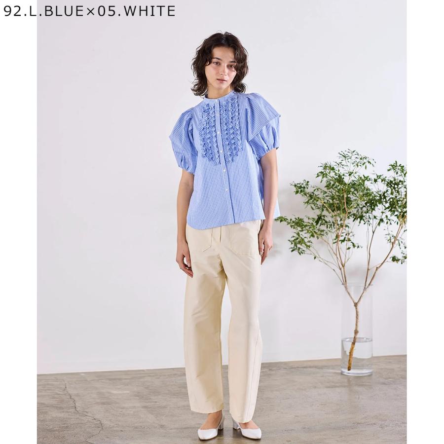 Marilyn Moon（マリリンムーン） ブラウス modern tuck frill volume
