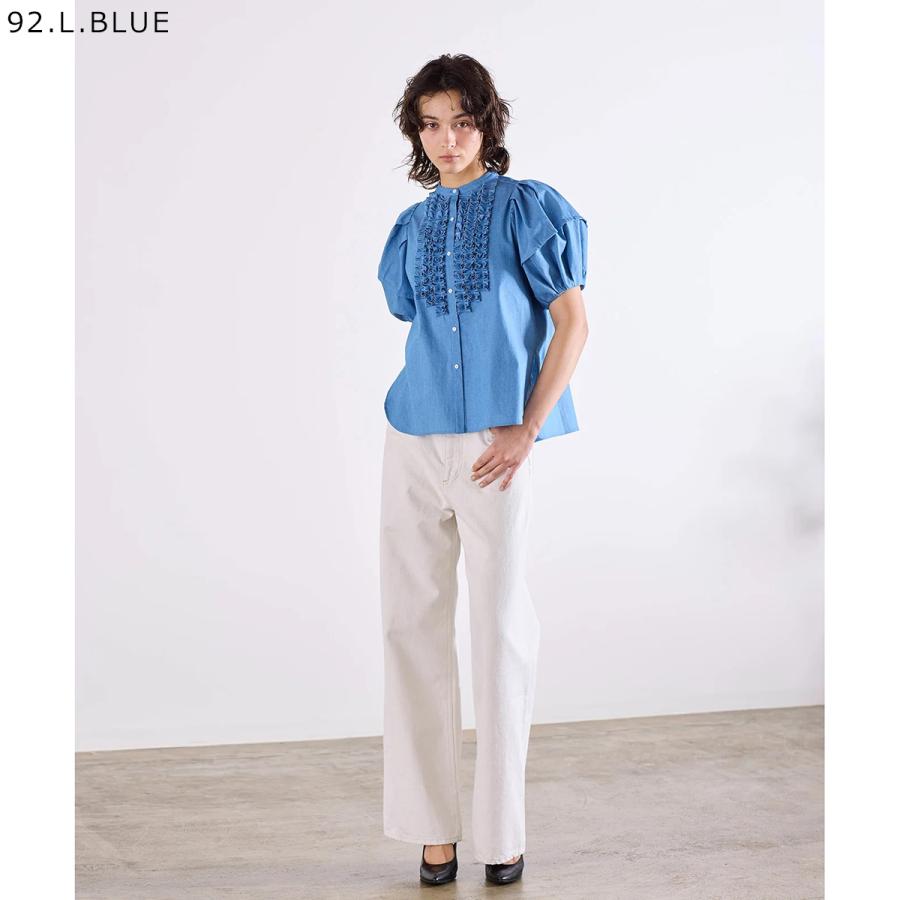 Marilyn Moon（マリリンムーン） ブラウス modern tuck frill volume