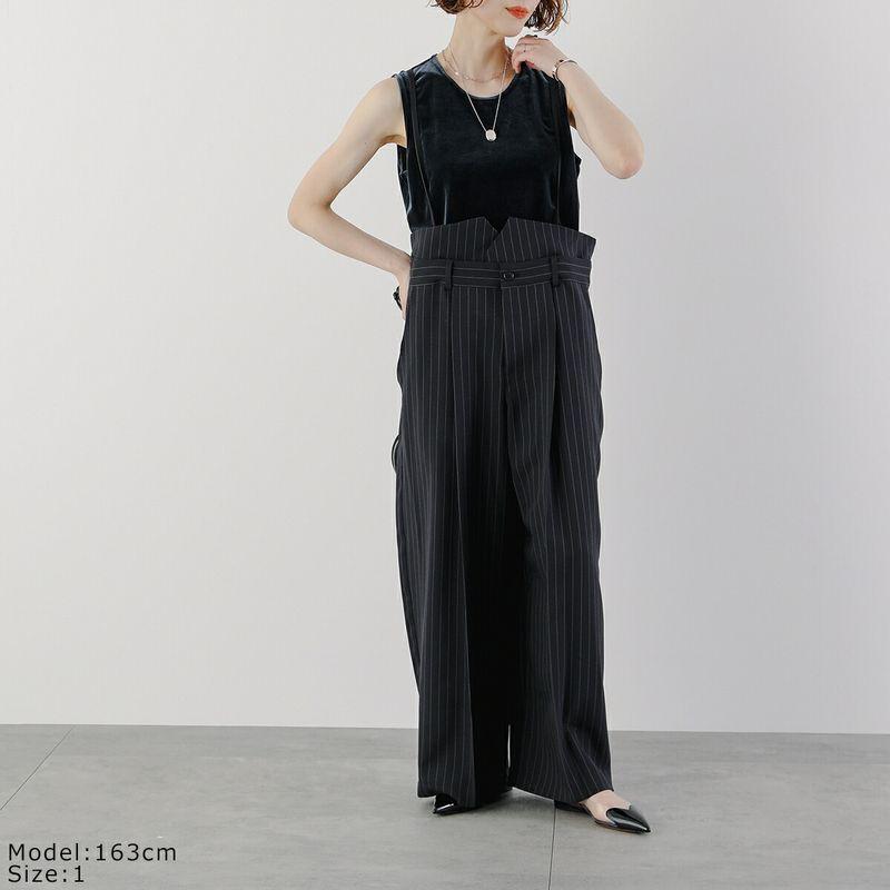 Trois trois トロワ サロペット T251-87046 レディース 2way