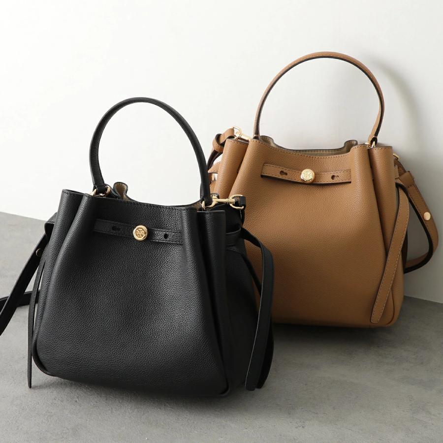 TORY BURCH トリーバーチ ハンドバッグ ROMY PEBBLED BUKET BAG ロミー バケットバッグ 166982 レディース ショルダーバッグ 鞄の画像