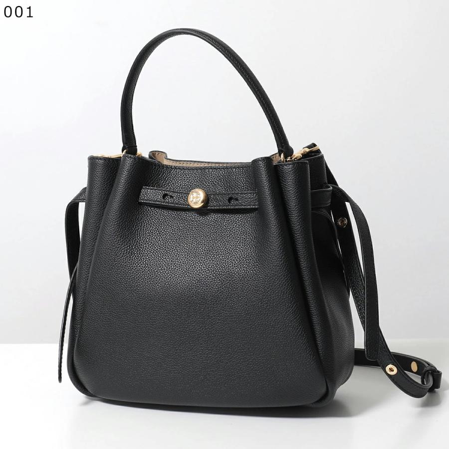 TORY BURCH トリーバーチ ハンドバッグ ROMY PEBBLED BUKET BAG ロミー バケットバッグ 166982 レディース ショルダーバッグ 鞄の画像