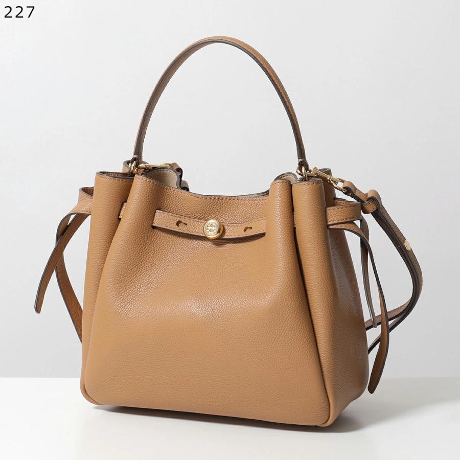TORY BURCH トリーバーチ ハンドバッグ ROMY PEBBLED BUKET BAG ロミー バケットバッグ 166982 レディース ショルダーバッグ 鞄の画像