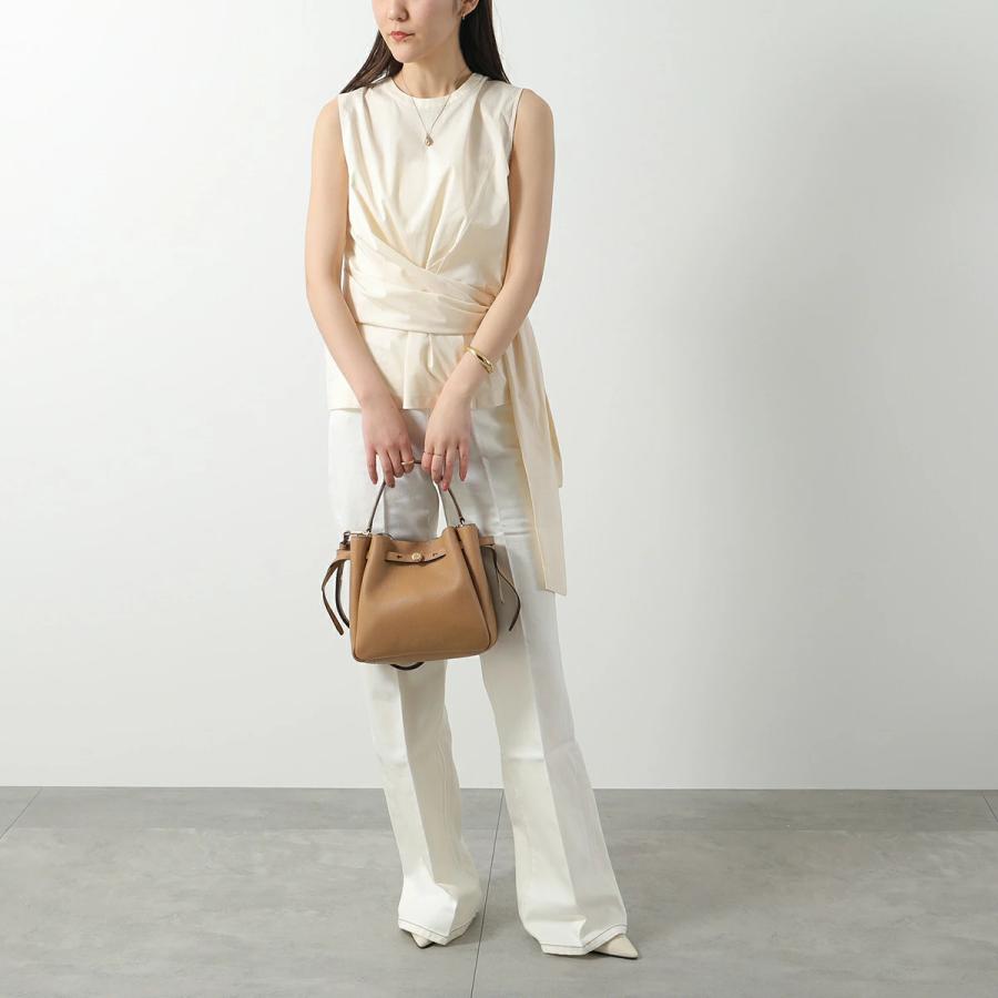 TORY BURCH トリーバーチ ハンドバッグ ROMY PEBBLED BUKET BAG ロミー バケットバッグ 166982 レディース ショルダーバッグ 鞄の画像