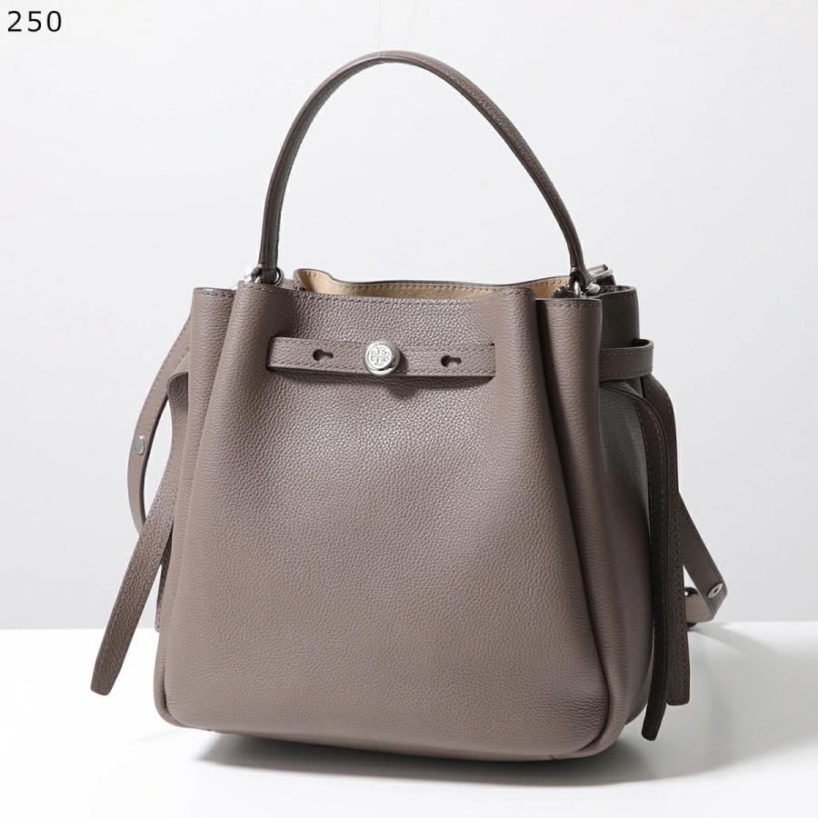 TORY BURCH トリーバーチ ハンドバッグ ROMY PEBBLED BUKET BAG ロミー バケットバッグ 166982 レディース ショルダーバッグ 鞄の画像
