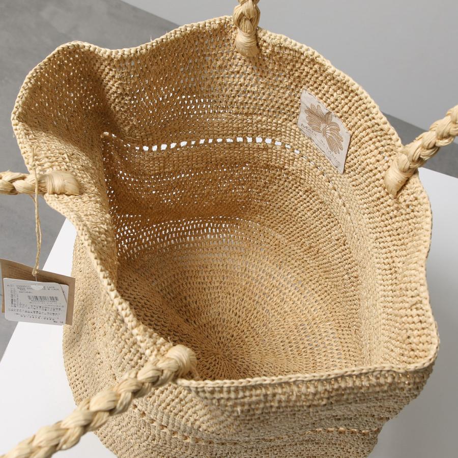 made in mada かごバッグ トートバッグ レース装飾付き MADE IN MADA（メイドインマダ） かごバッグ ALICE M LACE BAG アリス