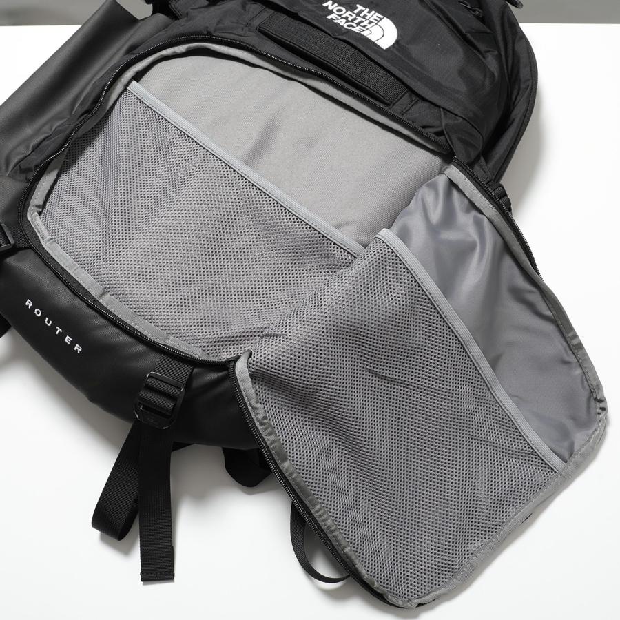 THE NORTH FACE ザノースフェイス バックパック ROUTER ルーター NF0A52SF メンズ レディース リュック ロゴ刺繍 40L 鞄 TNF-BLKの画像