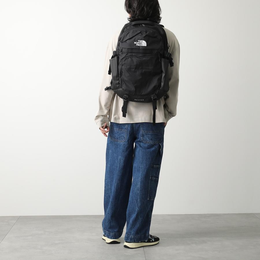THE NORTH FACE ザノースフェイス バックパック ROUTER ルーター NF0A52SF メンズ レディース リュック ロゴ刺繍 40L 鞄 TNF-BLKの画像