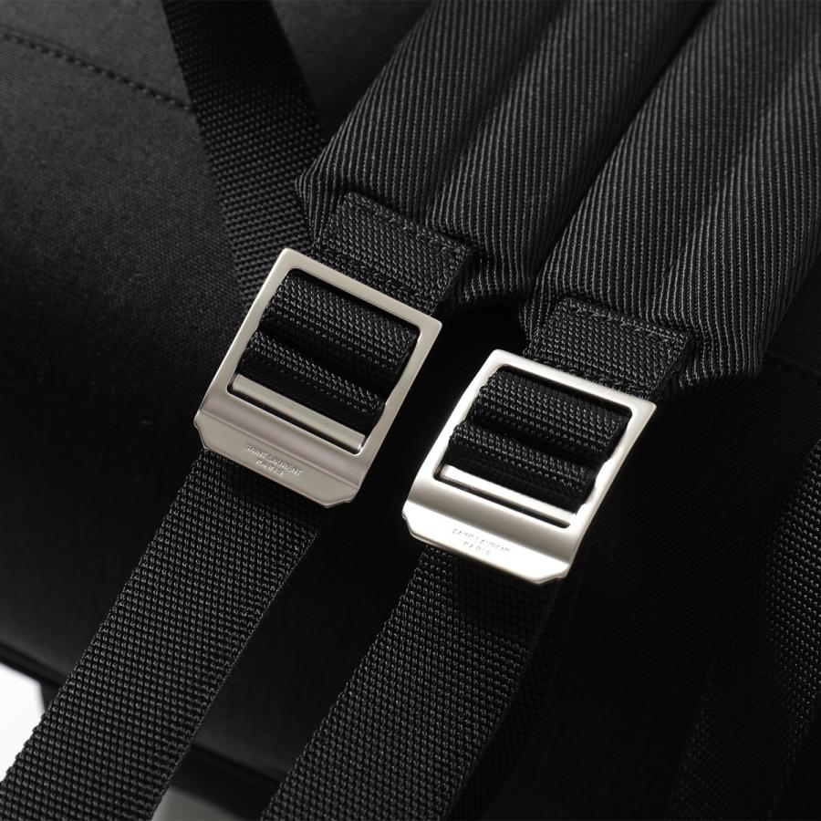 【美品】サンローラン　バックパック　レインボー　刺繍　シティ　黒　リュック　A4 美品】サンローラン バックパック レインボー 刺繍 シティ 黒 リュック