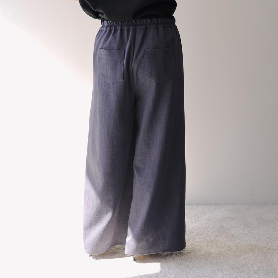 MONiLE モニーレ ワイドパンツ 002749 レディース ダブルウエスト