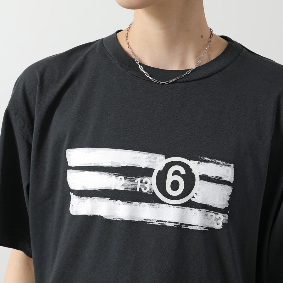 【美品】MM6 エムエムシックス メゾンマルジェラ ナンバリングロゴTシャツ S MM6 エムエムシックス メゾンマルジェラ Tシャツ SH2GC0023 M20115