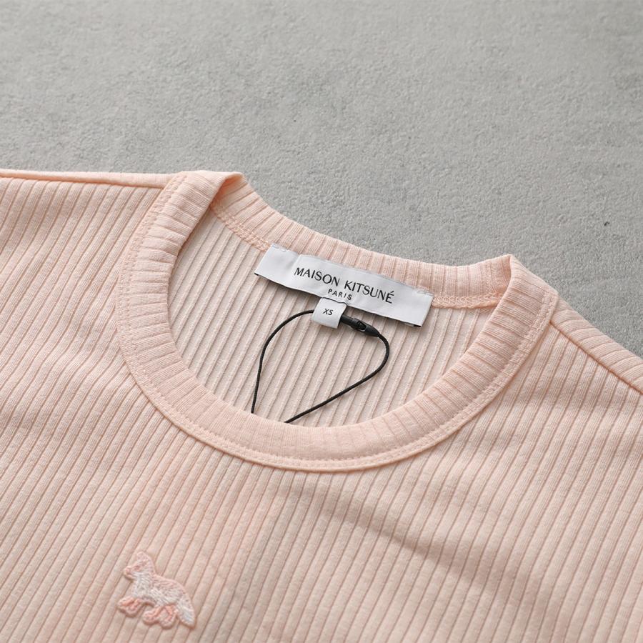 MAISON KITSUNE（メゾン キツネ） Tシャツ BABY FOX RIBBED FITTED