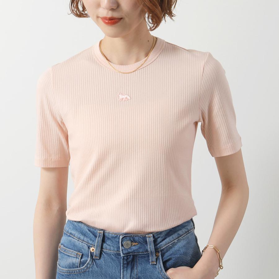 MAISON KITSUNE（メゾン キツネ） Tシャツ BABY FOX RIBBED FITTED