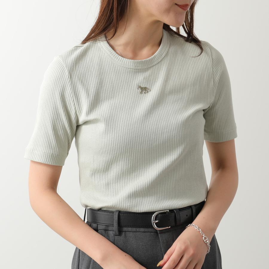MAISON KITSUNE（メゾン キツネ） Tシャツ BABY FOX RIBBED FITTED