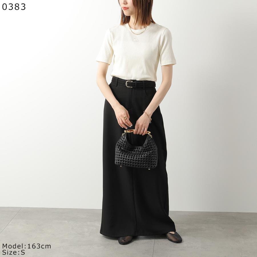 美品♡ MAISON KITSUNÉ×OLY フリルパフトップブラウス 34 MAISON KITSUNE（メゾン キツネ） Tシャツ BABY FOX RIBBED FITTED