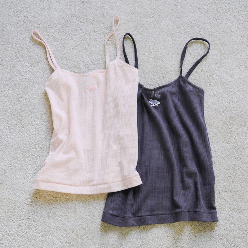 MAISON KITSUNE（メゾン キツネ） キャミソール OW00608 KA0027