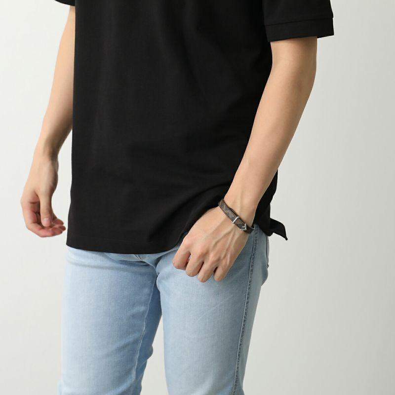 FENDI（フェンディ） ブレスレット 7AJ779 AC9H メンズ レザー
