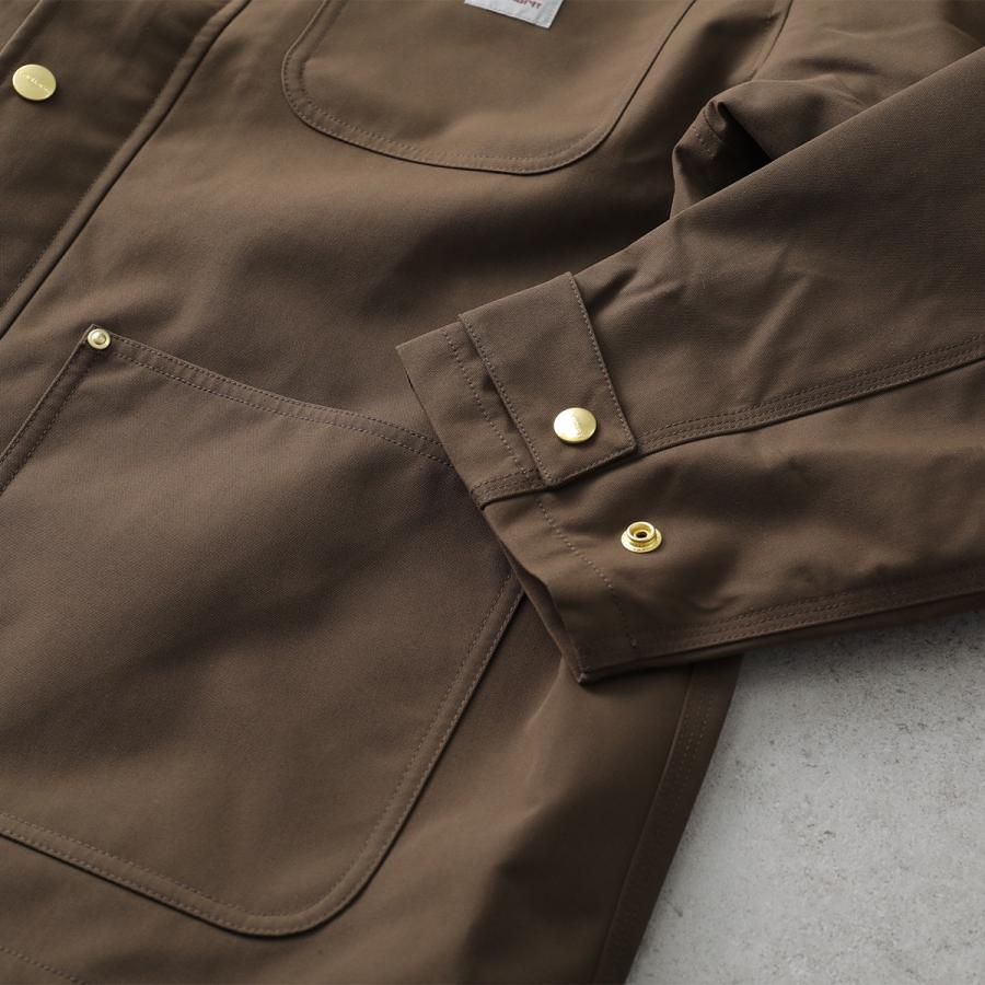 Carhartt WIP カーハート ナイロンジャケット CLAPTON JACKET クラプトン I034424 メンズ コーチジャケット コーデュロイ スクエアラベル カラー2色の画像