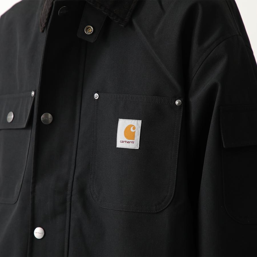 Carhartt WIP カーハート ナイロンジャケット CLAPTON JACKET クラプトン I034424 メンズ コーチジャケット コーデュロイ スクエアラベル カラー2色の画像
