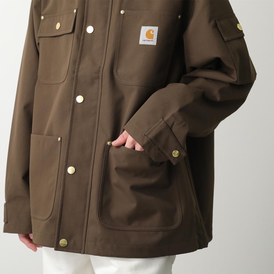 Carhartt WIP カーハート ナイロンジャケット CLAPTON JACKET クラプトン I034424 メンズ コーチジャケット コーデュロイ スクエアラベル カラー2色の画像